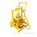 cheap manual movable brick making machine